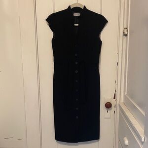 Calvin Klein Black Midi Dress